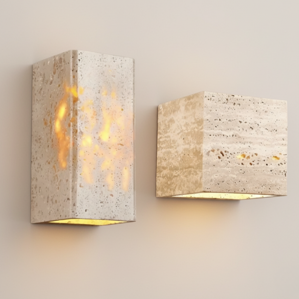 Tuscan Travertine Up-Down Wall Sconce