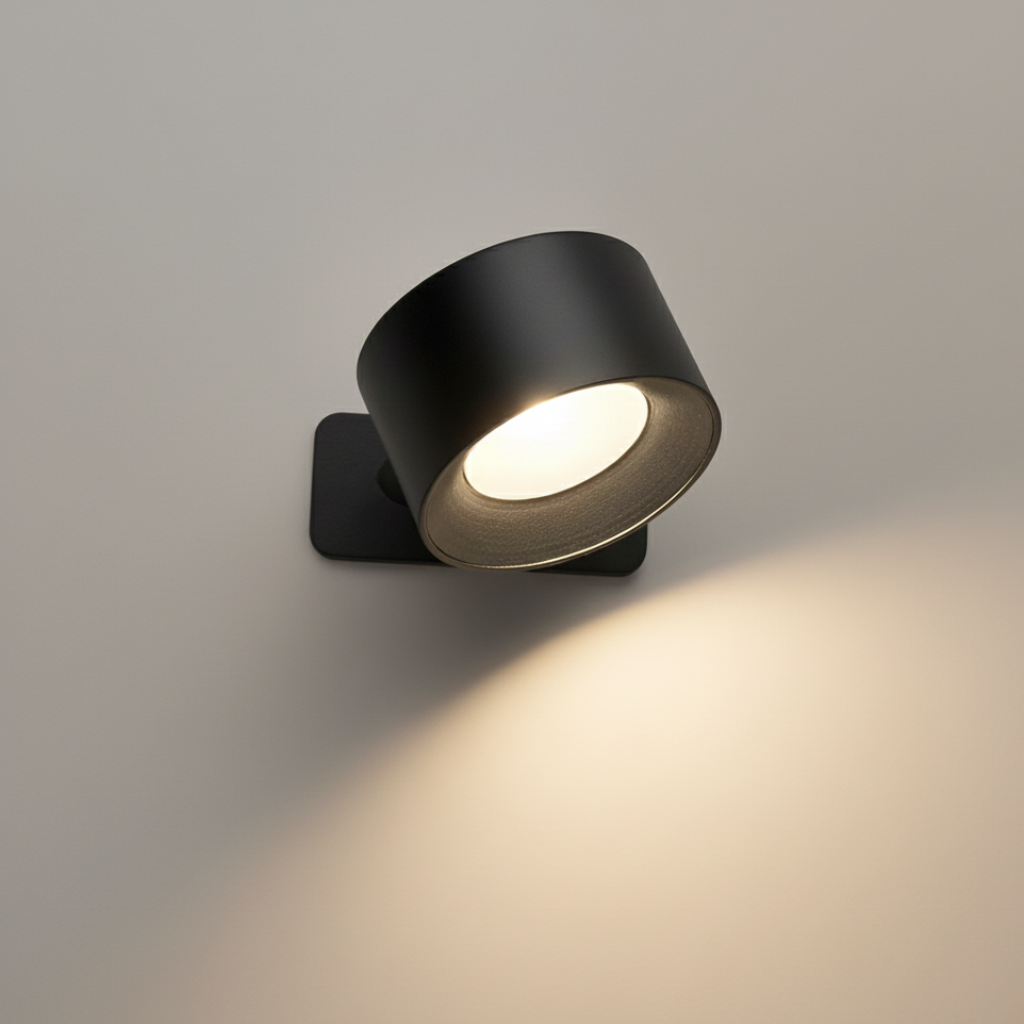 Rove Wood-Effect Wireless Wall Sconce