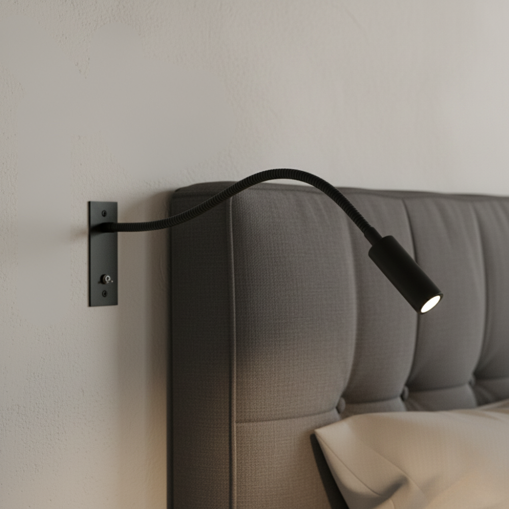 Lectura Adjustable Metal Reading Wall Sconce