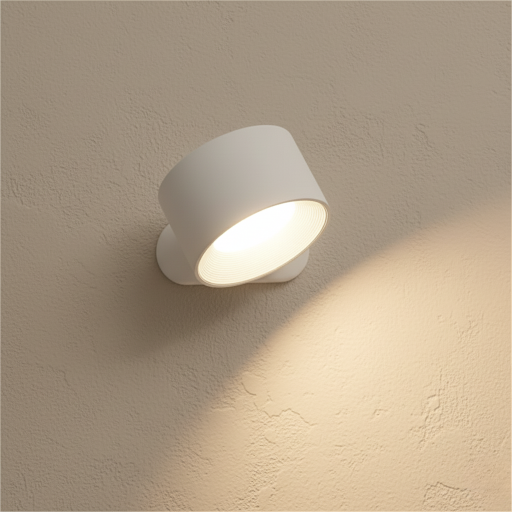 Rove Wood-Effect Wireless Wall Sconce