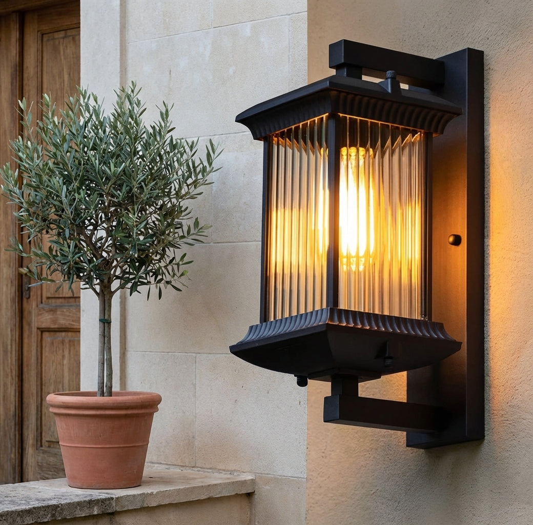 Amble Outdoor Lantern Wall Light