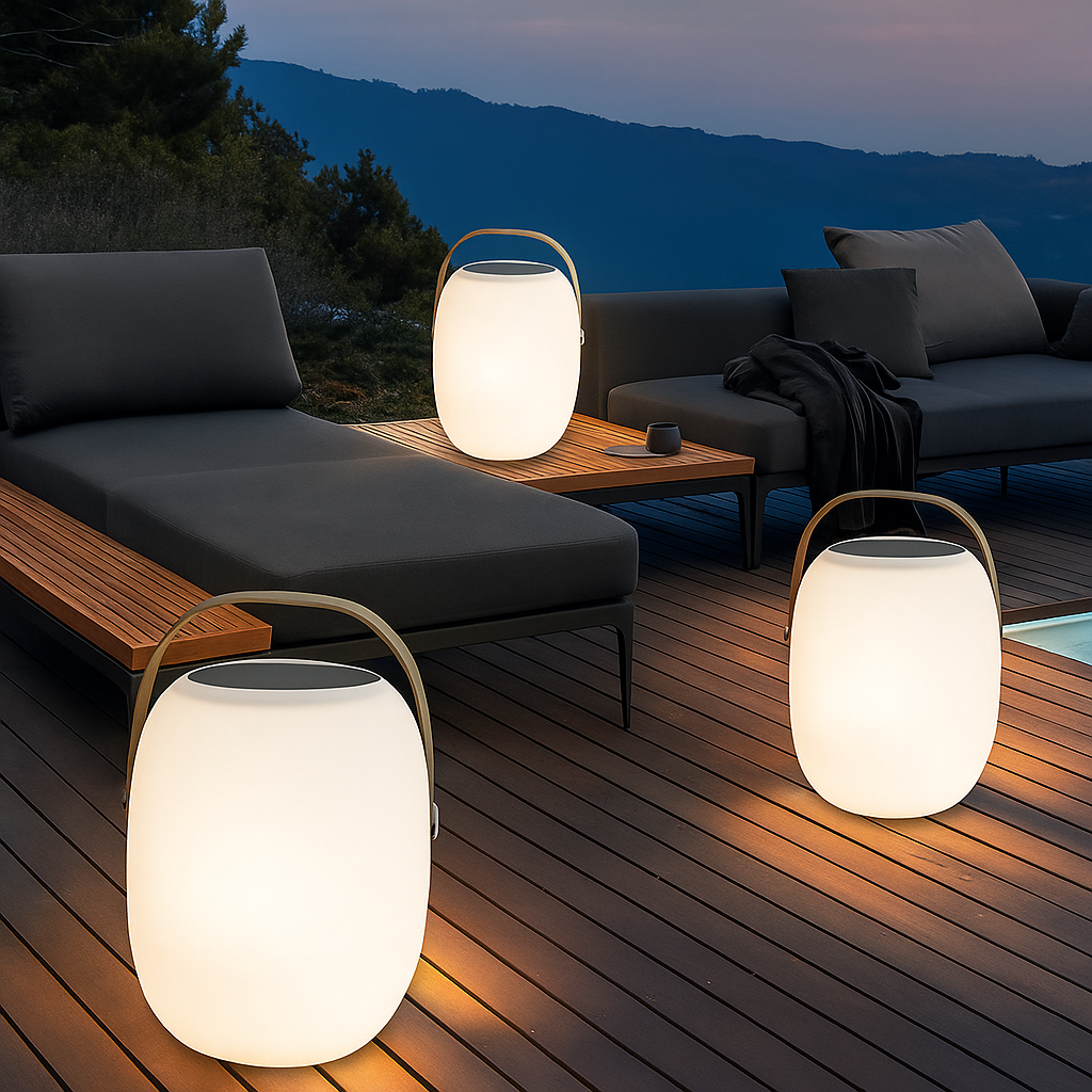 Terraza Solar LED Garden Terrace Lamp