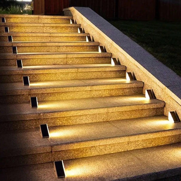 Duskryn Solar Step Lights for Safer Outdoor Stairs