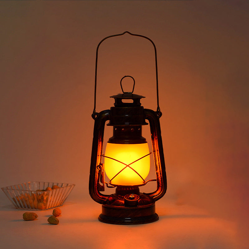 Kindle Retro Iron Lantern Lamp