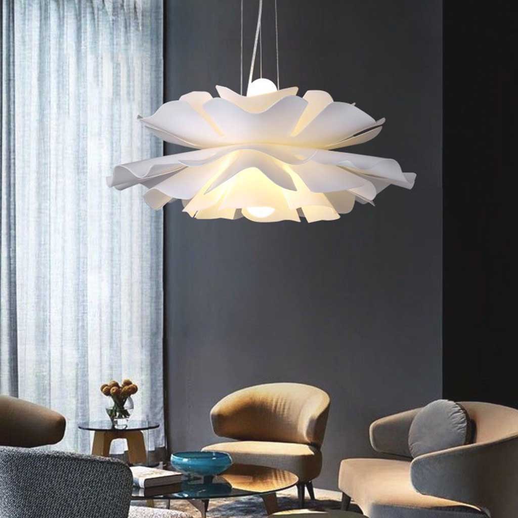 Lotus Flower Acrylic Pendant Light