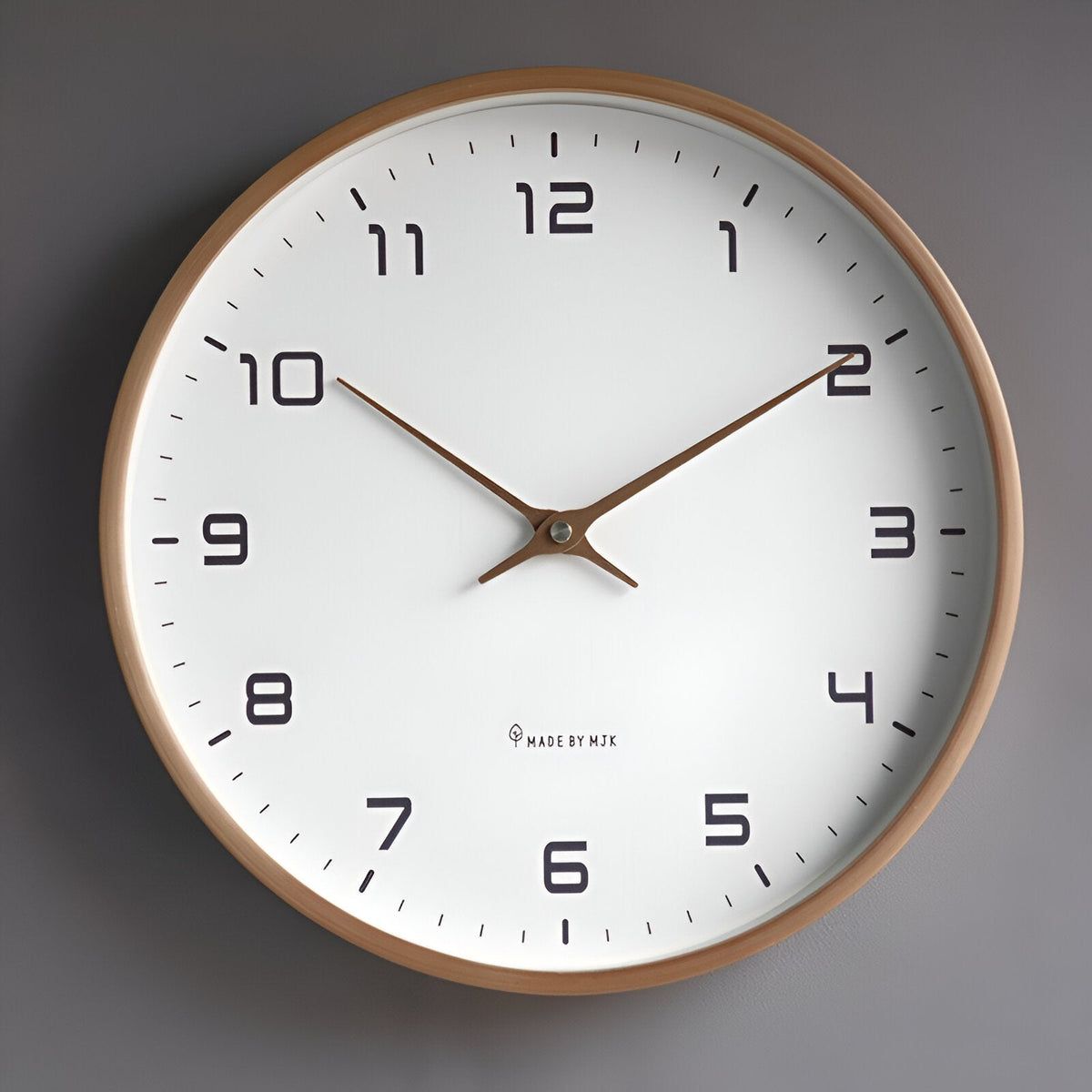 Solvik Nordic Wall Clock for Kitchens with Silent Quartz