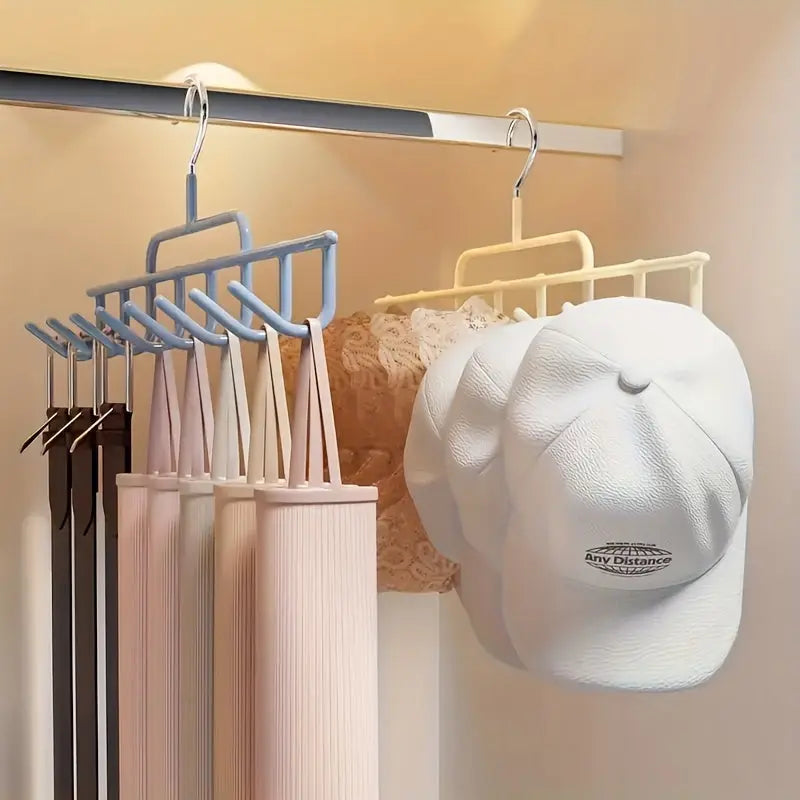 Rotating Hook Hanger for Closets with Space-Saving Design