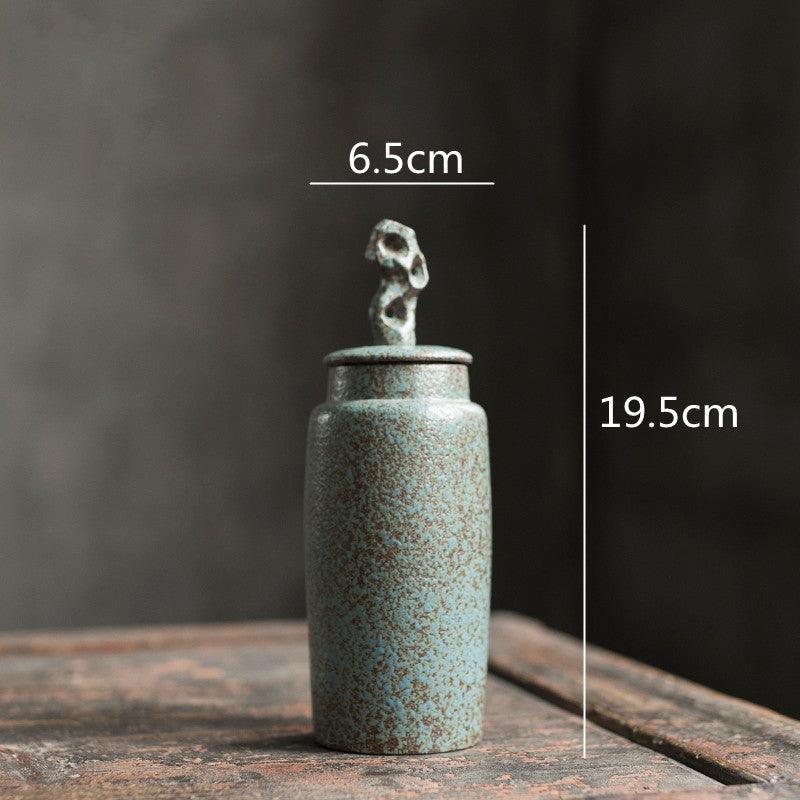 Ash Handmade Stoneware Tea Caddy
