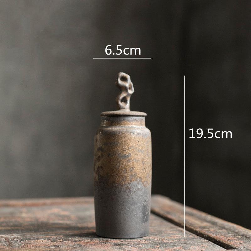 Ash Handmade Stoneware Tea Caddy