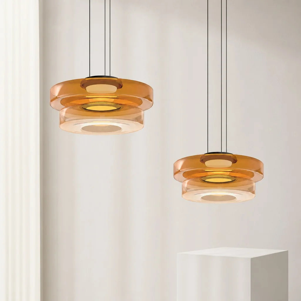 Glaucus Multi-Layer Glass Pendant Light lifestyle 6
