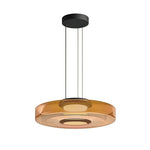 Glaucus Multi-Layer Glass Pendant Light amber 1 layer