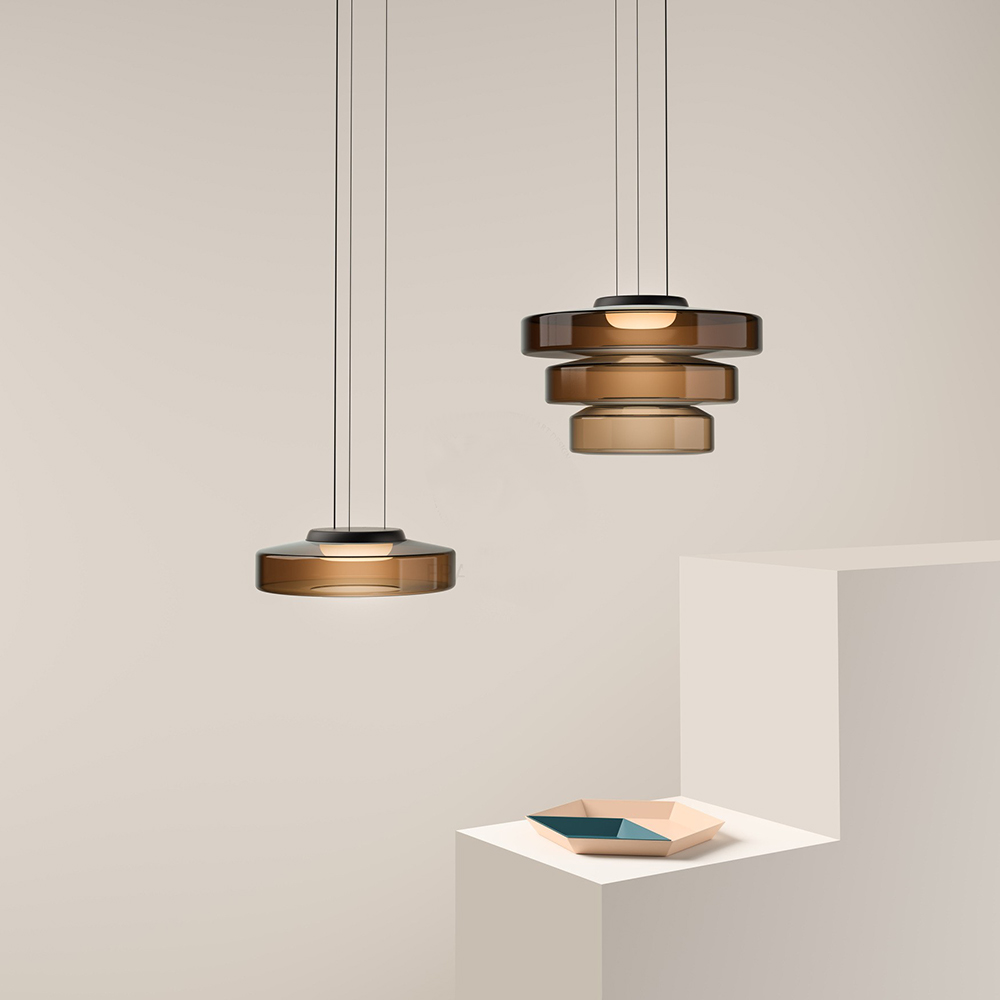 Glaucus Multi-Layer Glass Pendant Light detail 4
