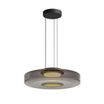 Glaucus Multi-Layer Glass Pendant Light grey 1 layer