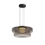 Glaucus Multi-Layer Glass Pendant Light grey 2 layer