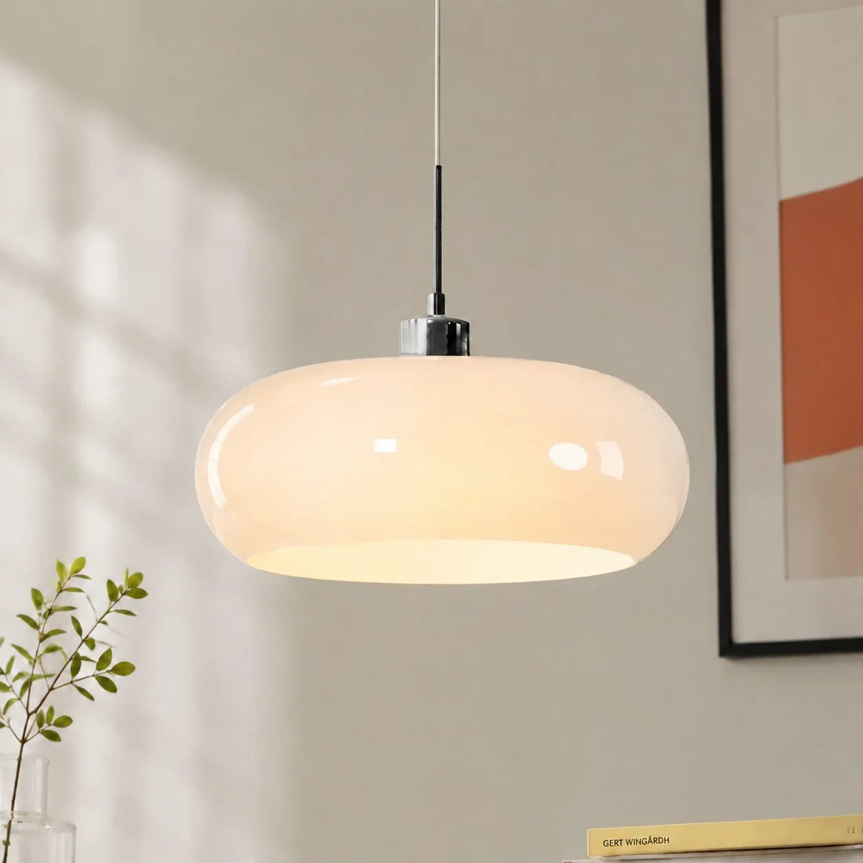 Geometric Bauhaus Glass Pendant Light