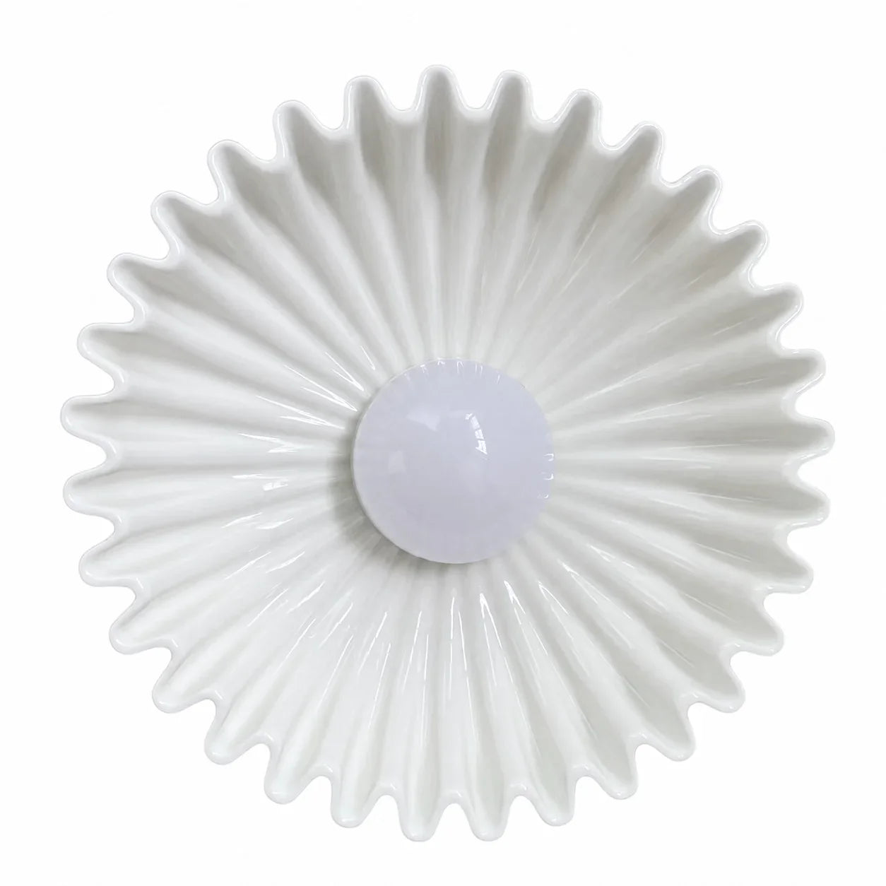 Nordic Modern Ceramic Flower Wall Light