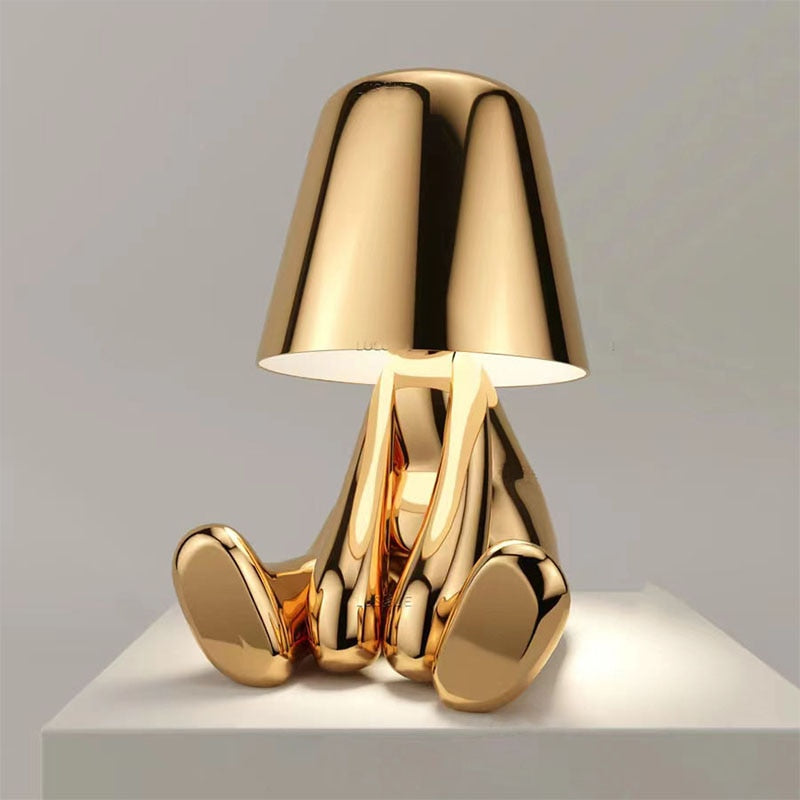 Muse Thinker Figurine Table Lamp