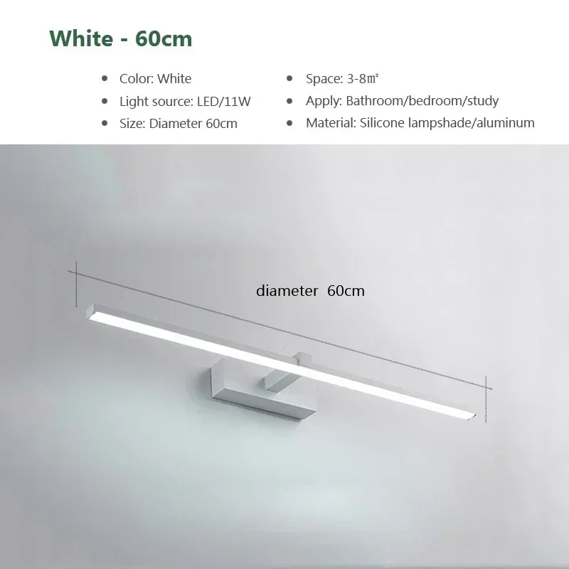 Vessa LED Bathroom Vanity Light Bar for Mirror with 3 Tones
