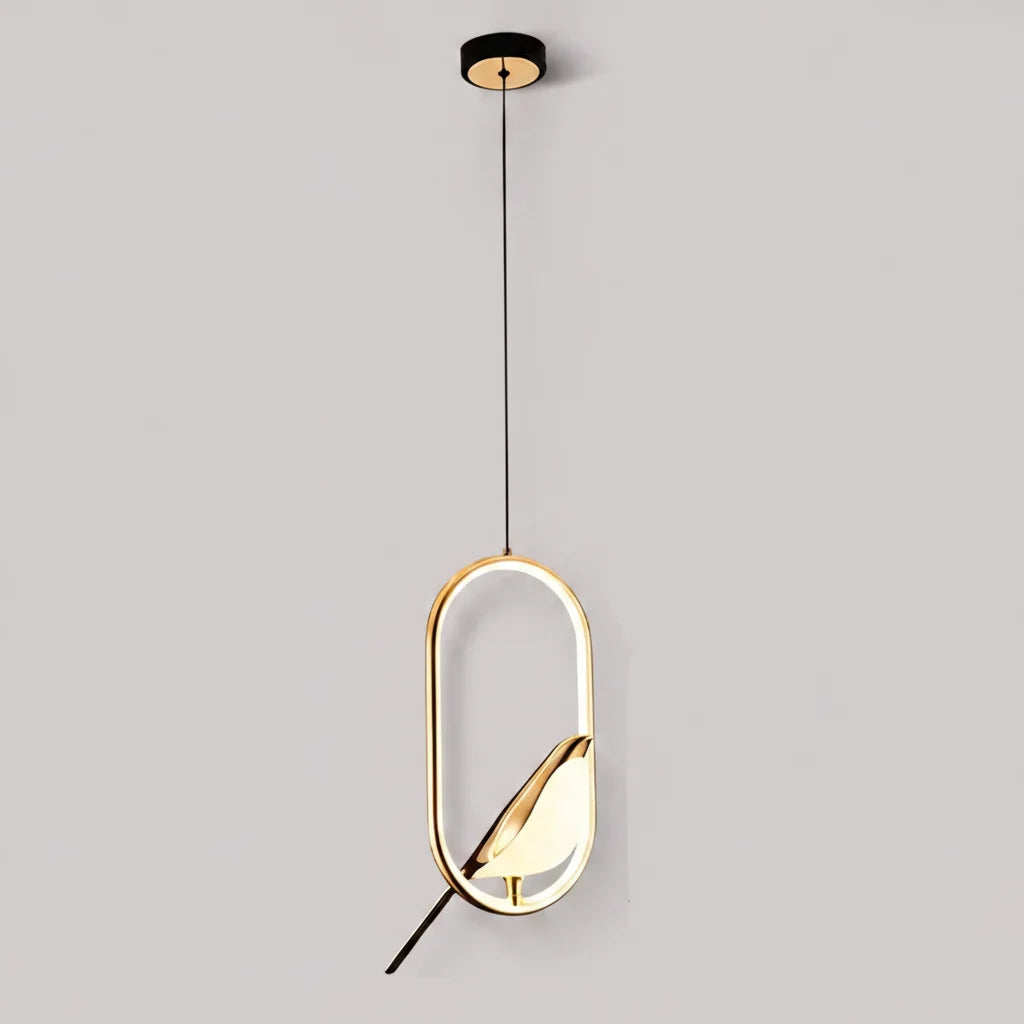 Magpie Pendant Light for Dining Rooms with Warm LED Glow