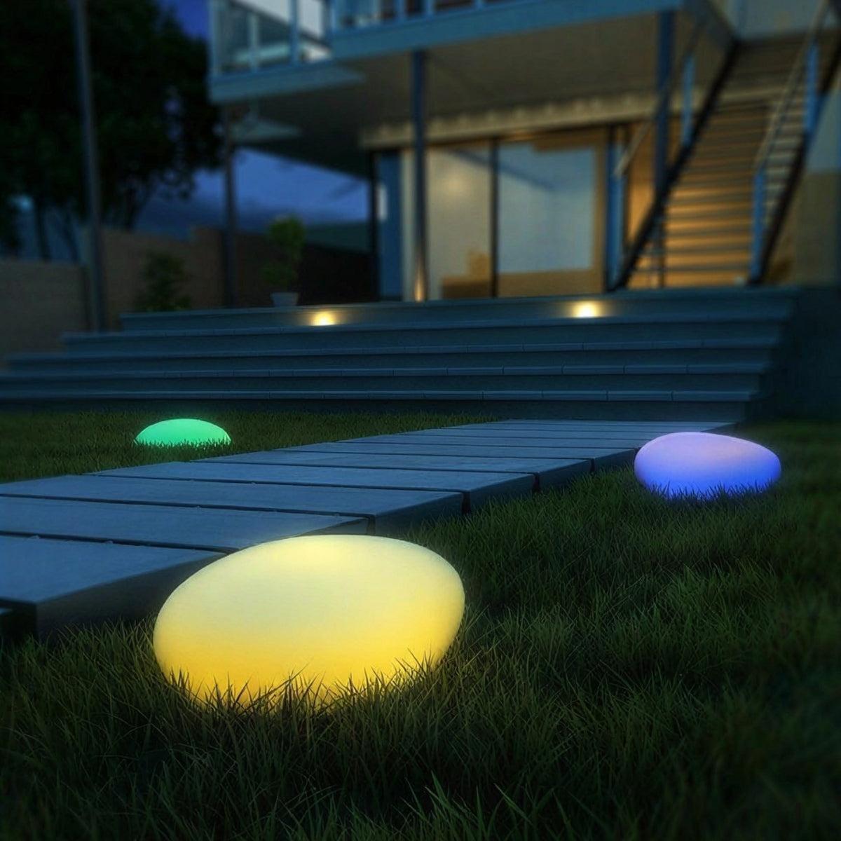 Boulder Solar Rock Path Light
