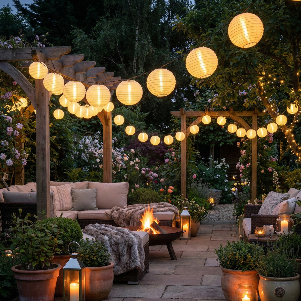 Marquee Art Deco Solar String Lights