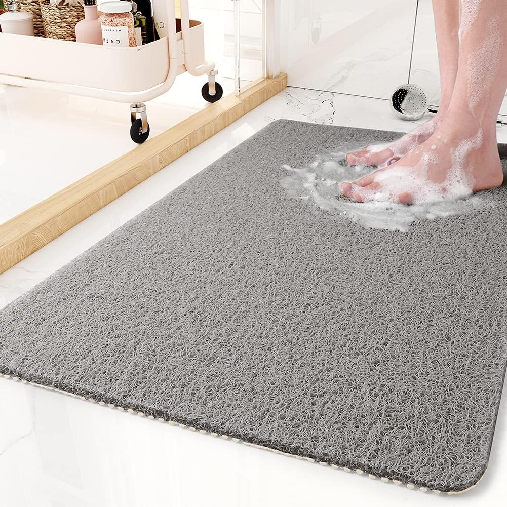 Vorrelle Loofah-Texture Non-Slip Shower Mat