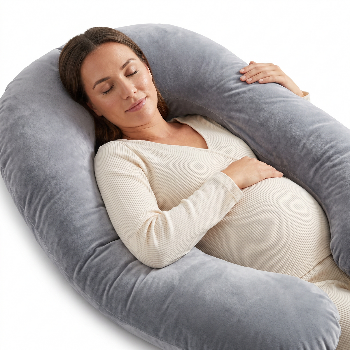 Cradella U-Shape Pregnancy Pillow for Side Sleepers