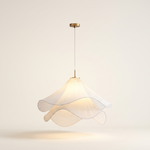 Pendant Light French Indoor Petal Fabric Shade