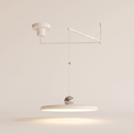 Pendant Light Adjustable Swing Arm UFO Dimmable