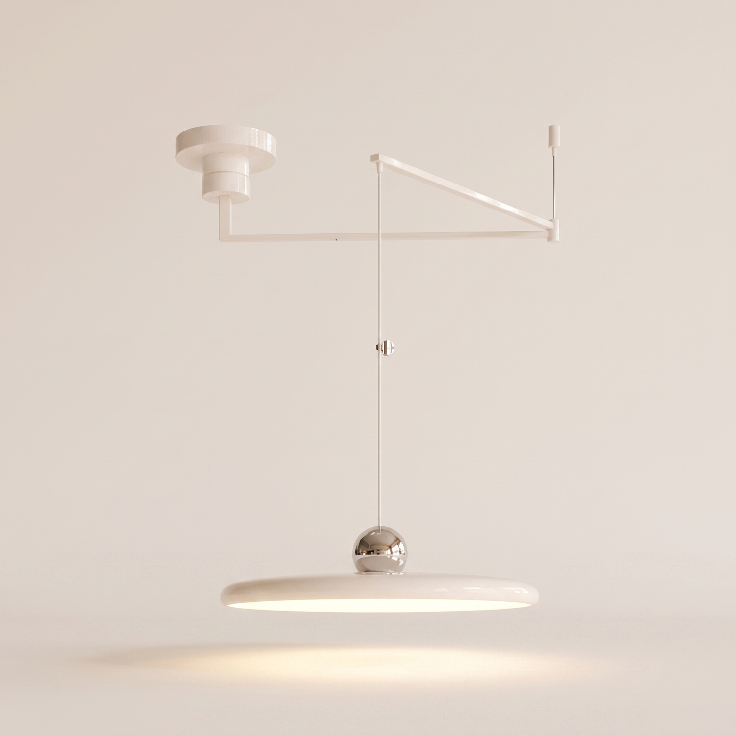 Pendant Light Adjustable Swing Arm UFO Dimmable