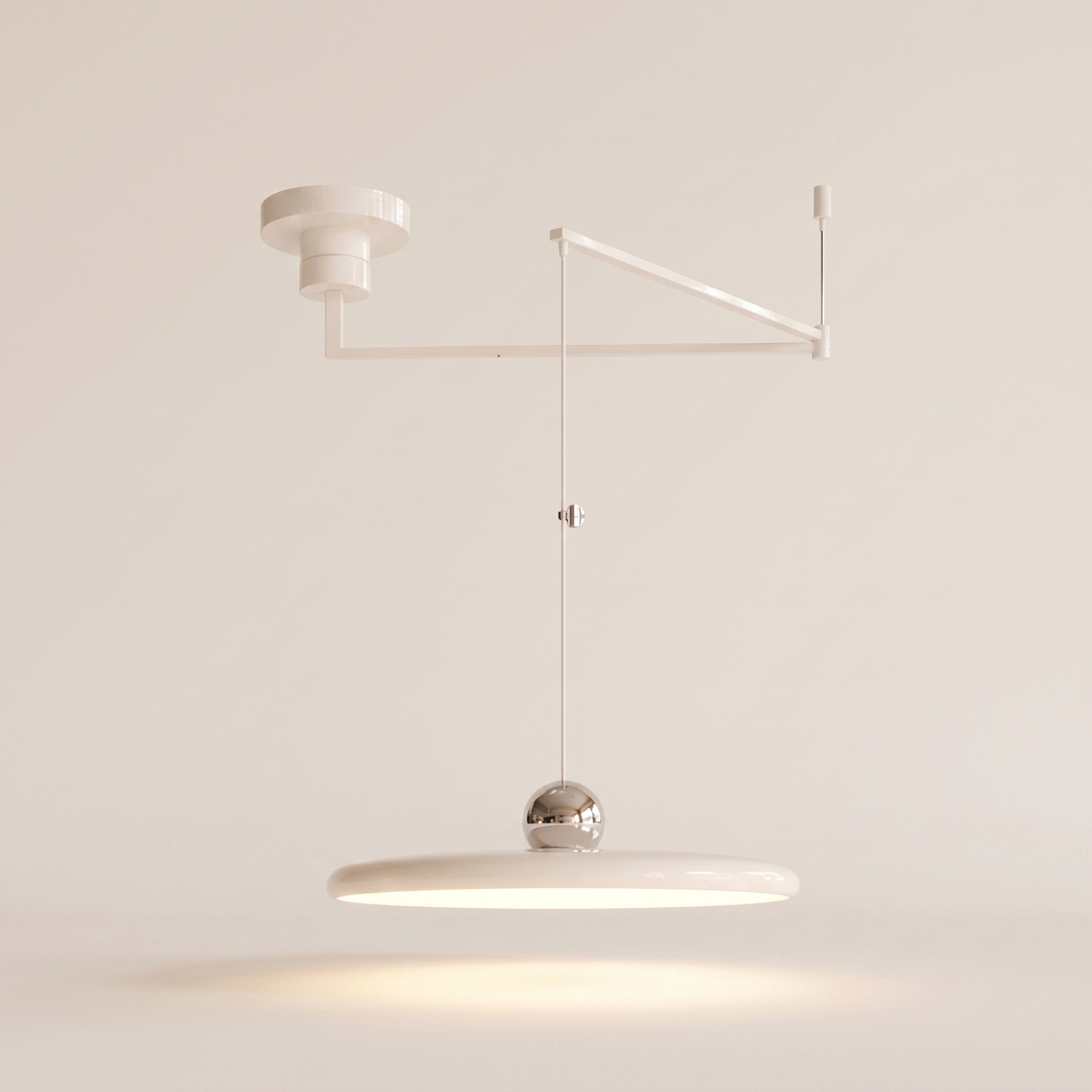 Pendant Light Adjustable Swing Arm UFO Dimmable