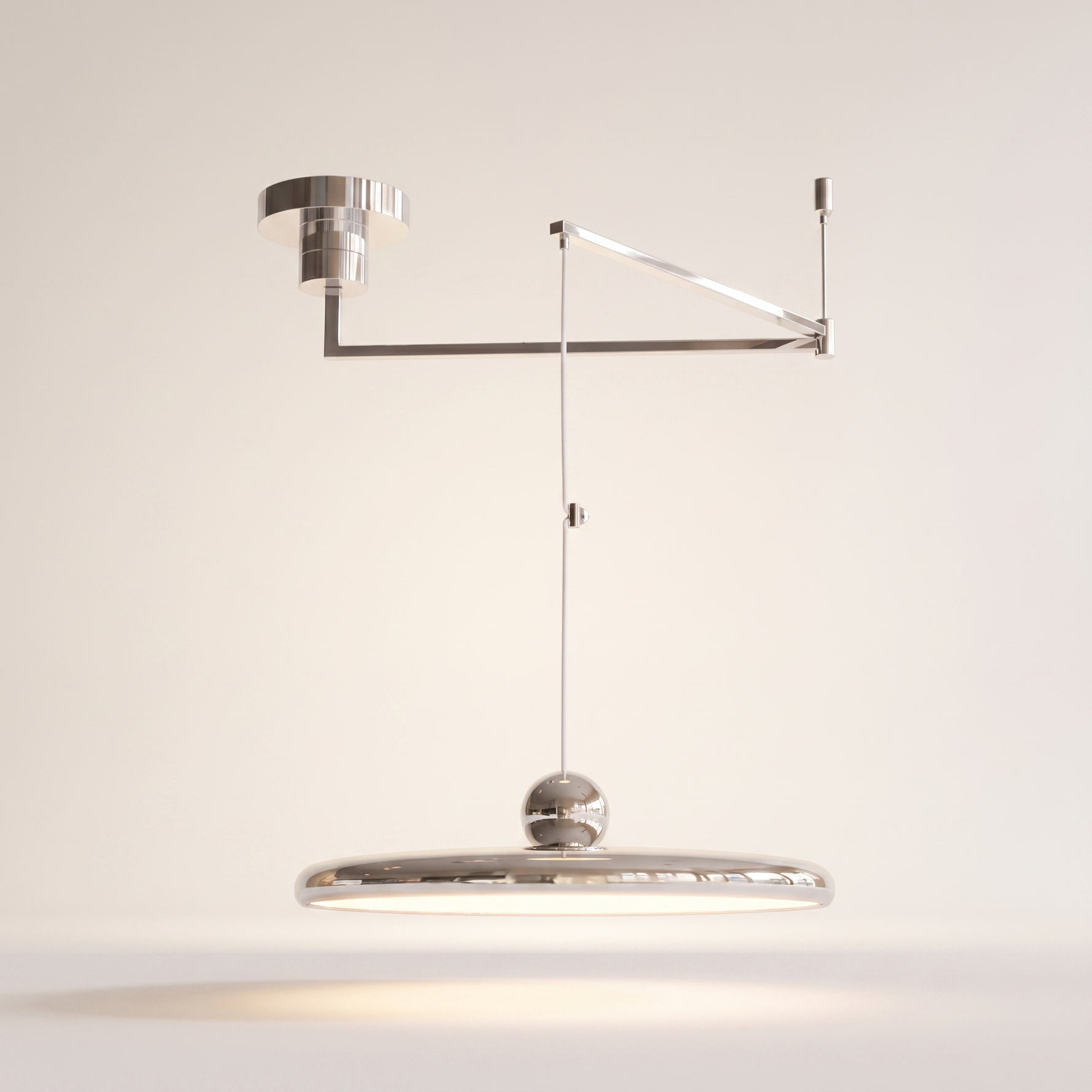 Pendant Light Adjustable Swing Arm UFO Dimmable