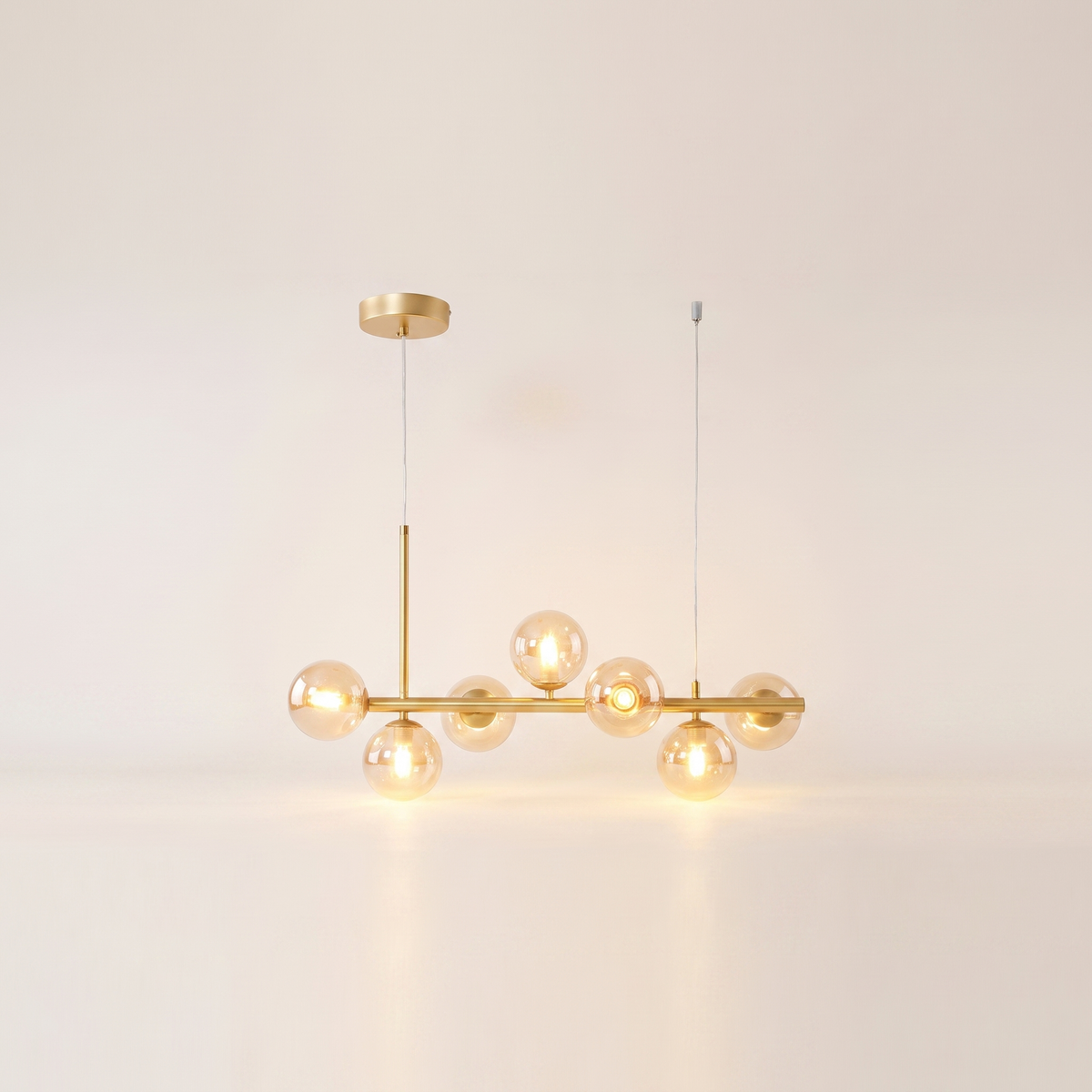 Glass Globe Bubble Chandelier