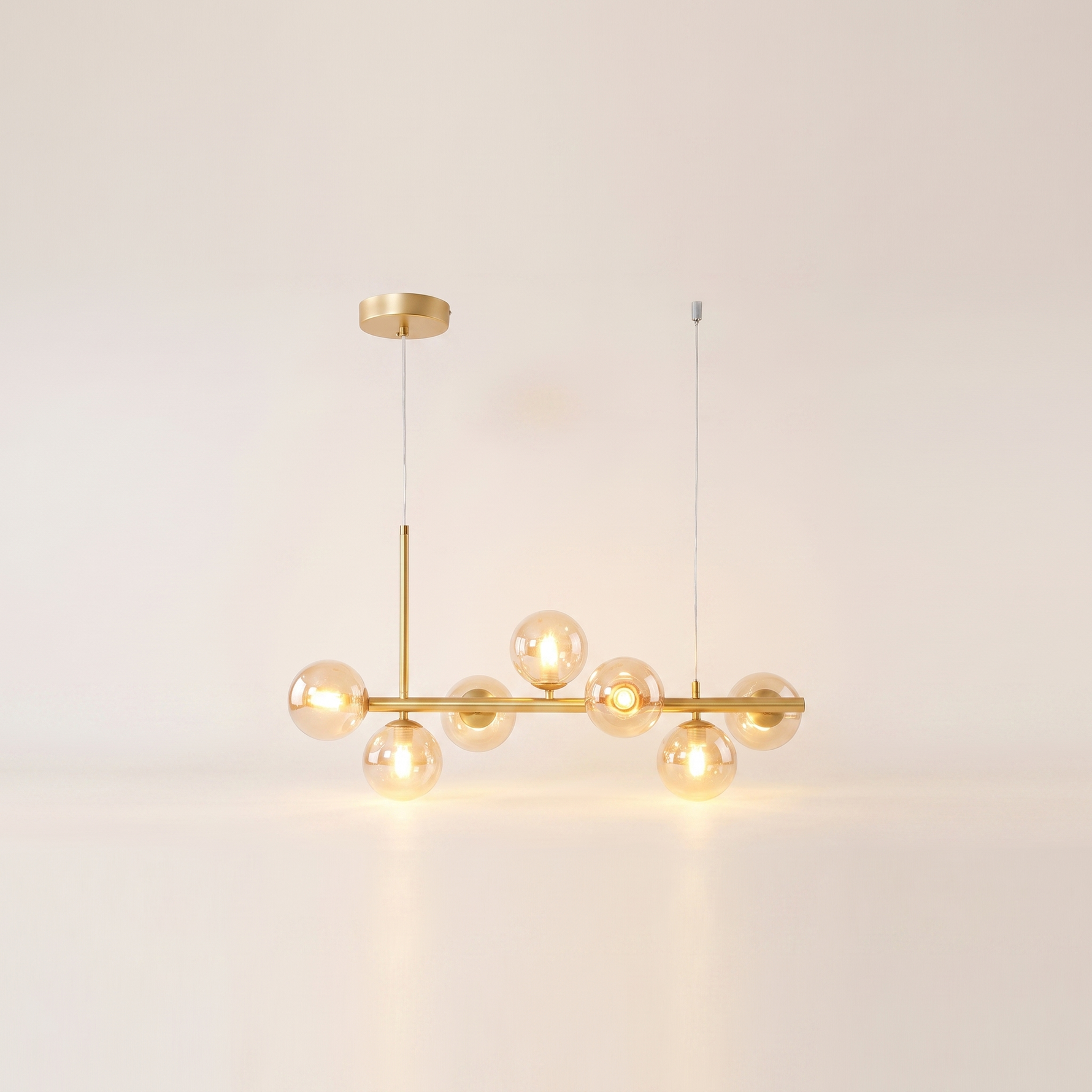 Glass Globe Bubble Chandelier