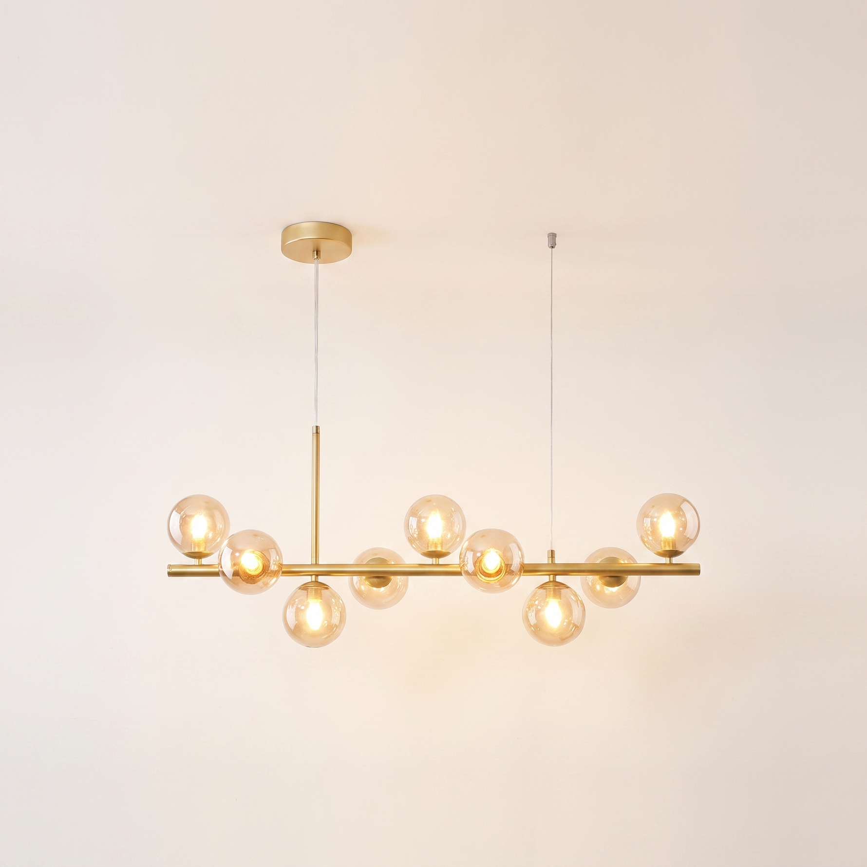 Glass Globe Bubble Chandelier