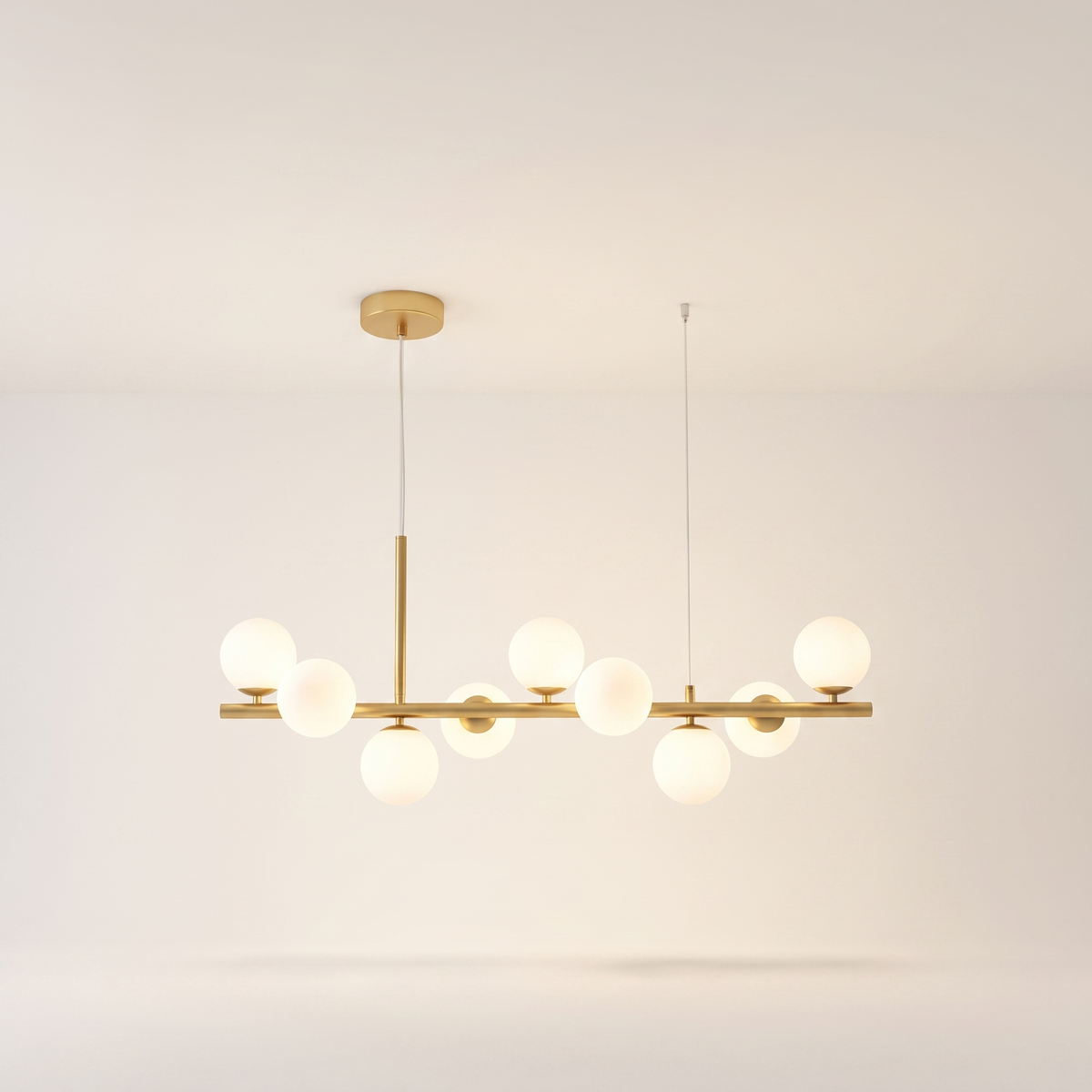 Glass Globe Bubble Chandelier