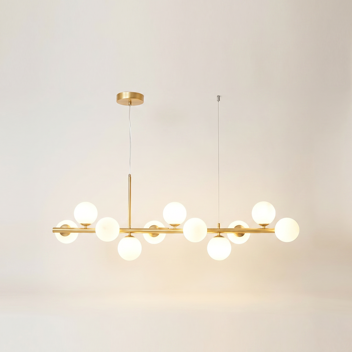 Glass Globe Bubble Chandelier