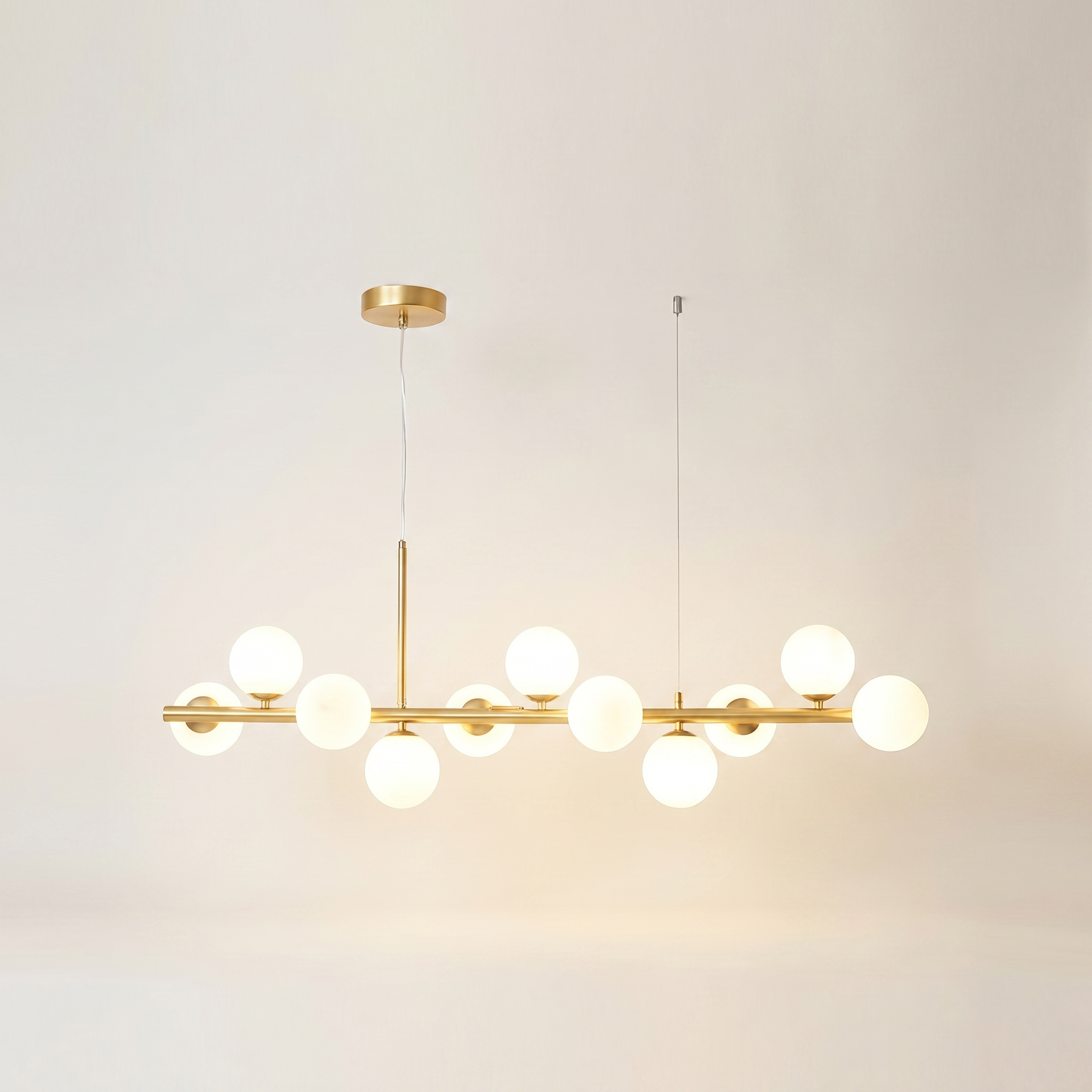 Glass Globe Bubble Chandelier