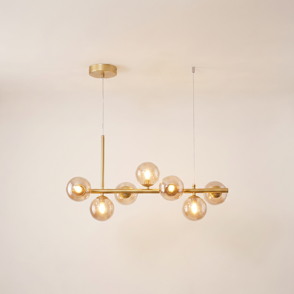 Glass Globe Bubble Chandelier
