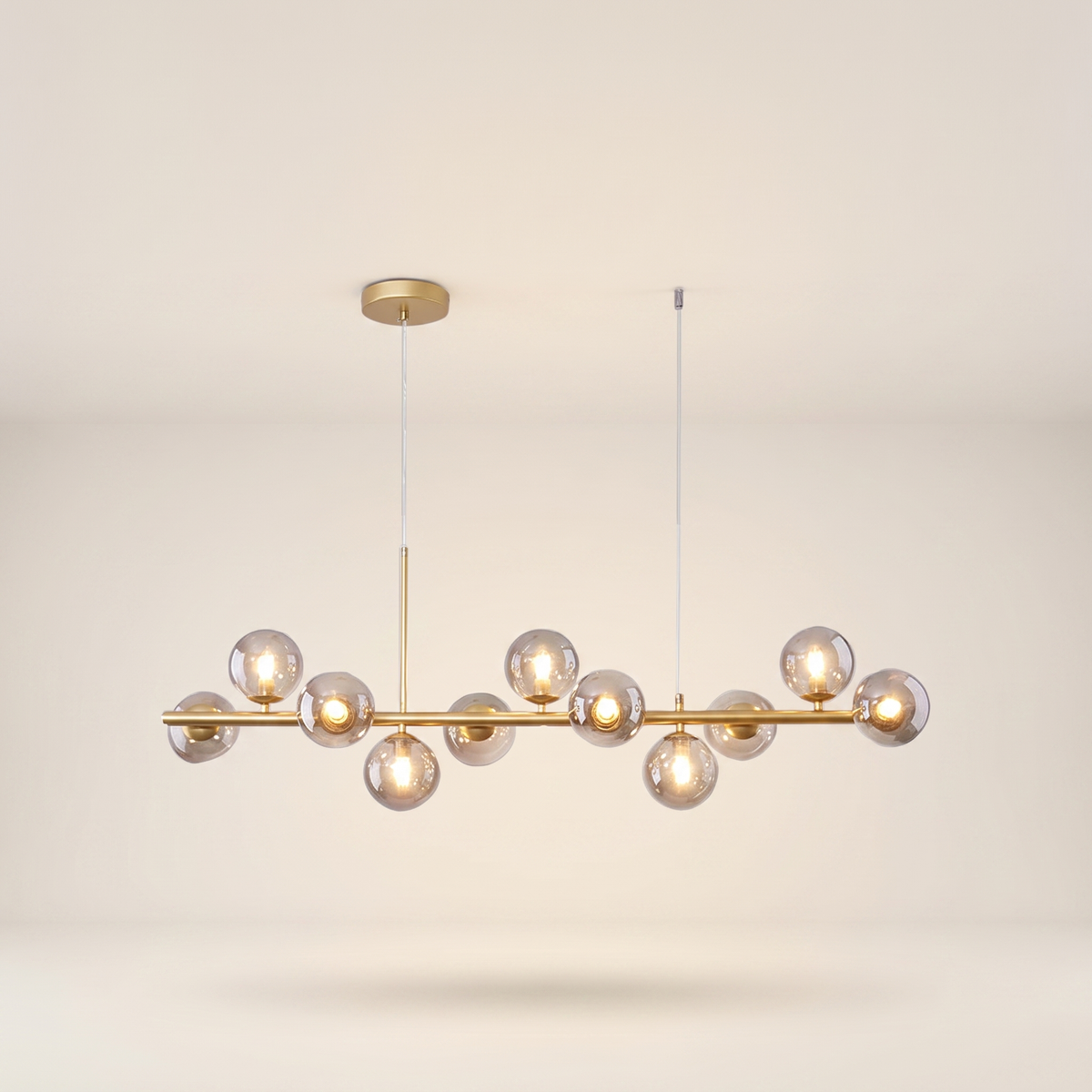 Glass Globe Bubble Chandelier
