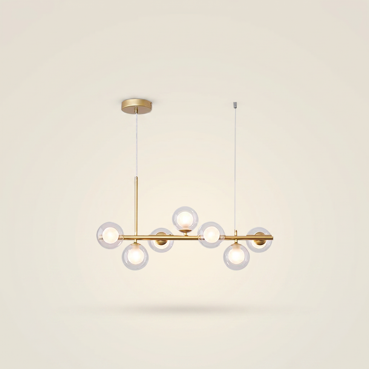 Glass Globe Bubble Chandelier