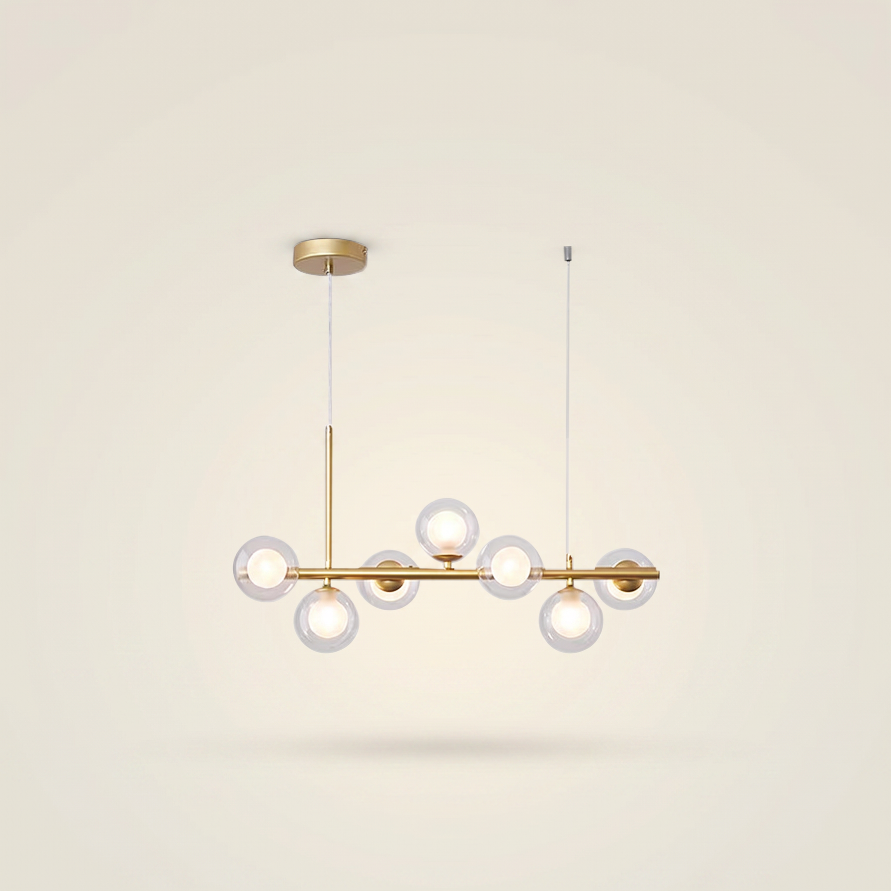 Glass Globe Bubble Chandelier