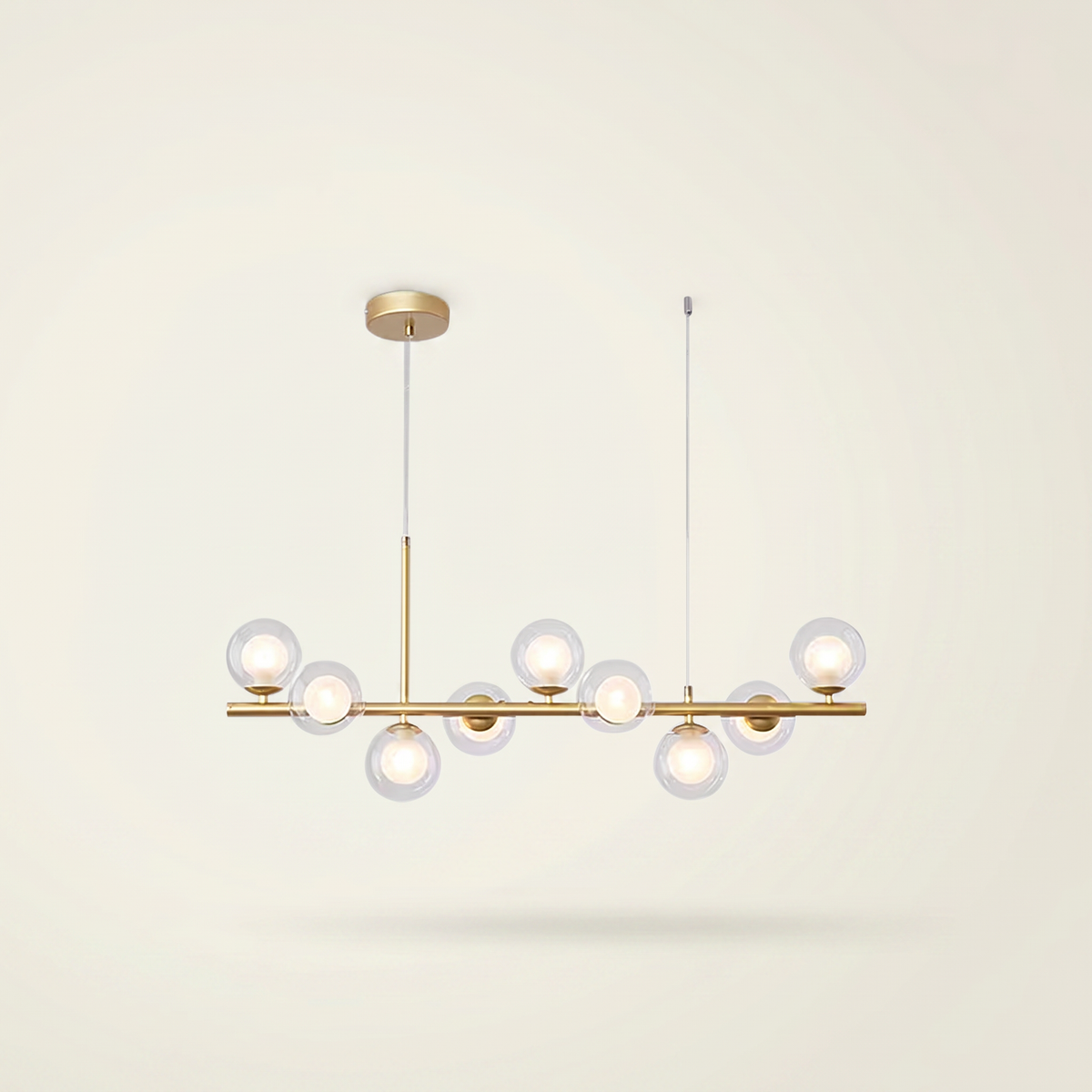 Glass Globe Bubble Chandelier