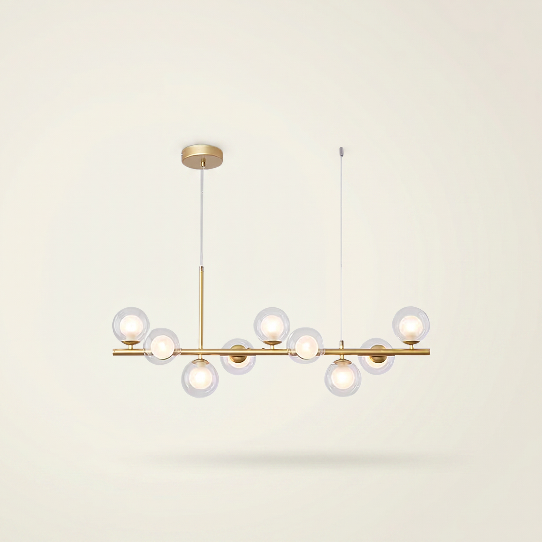 Glass Globe Bubble Chandelier