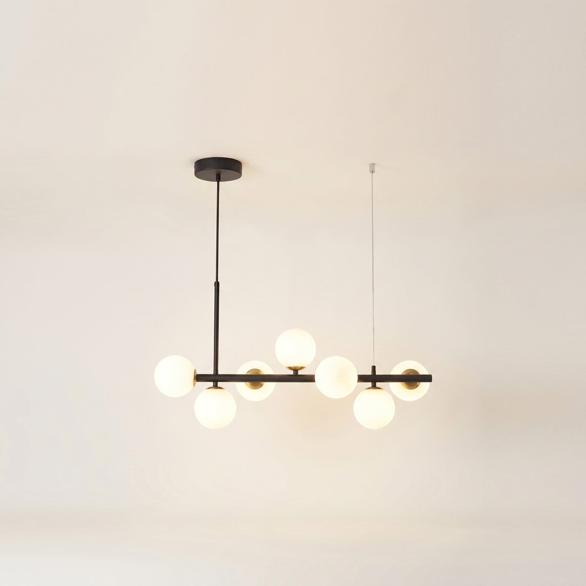 Glass Globe Bubble Chandelier