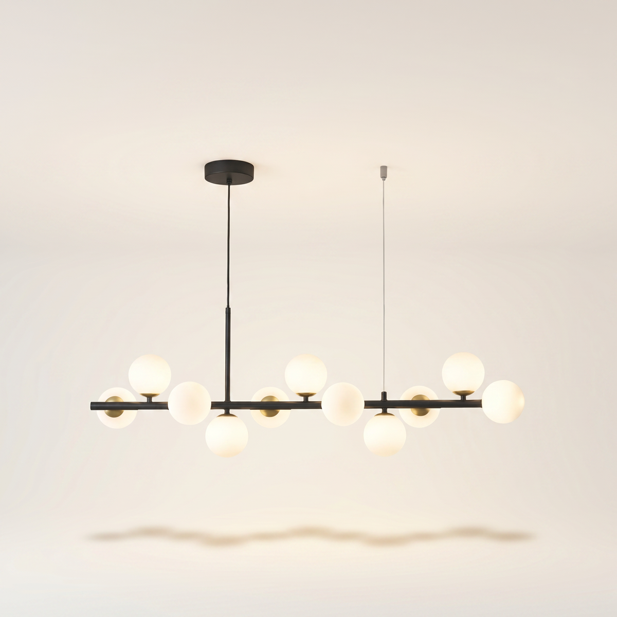 Glass Globe Bubble Chandelier