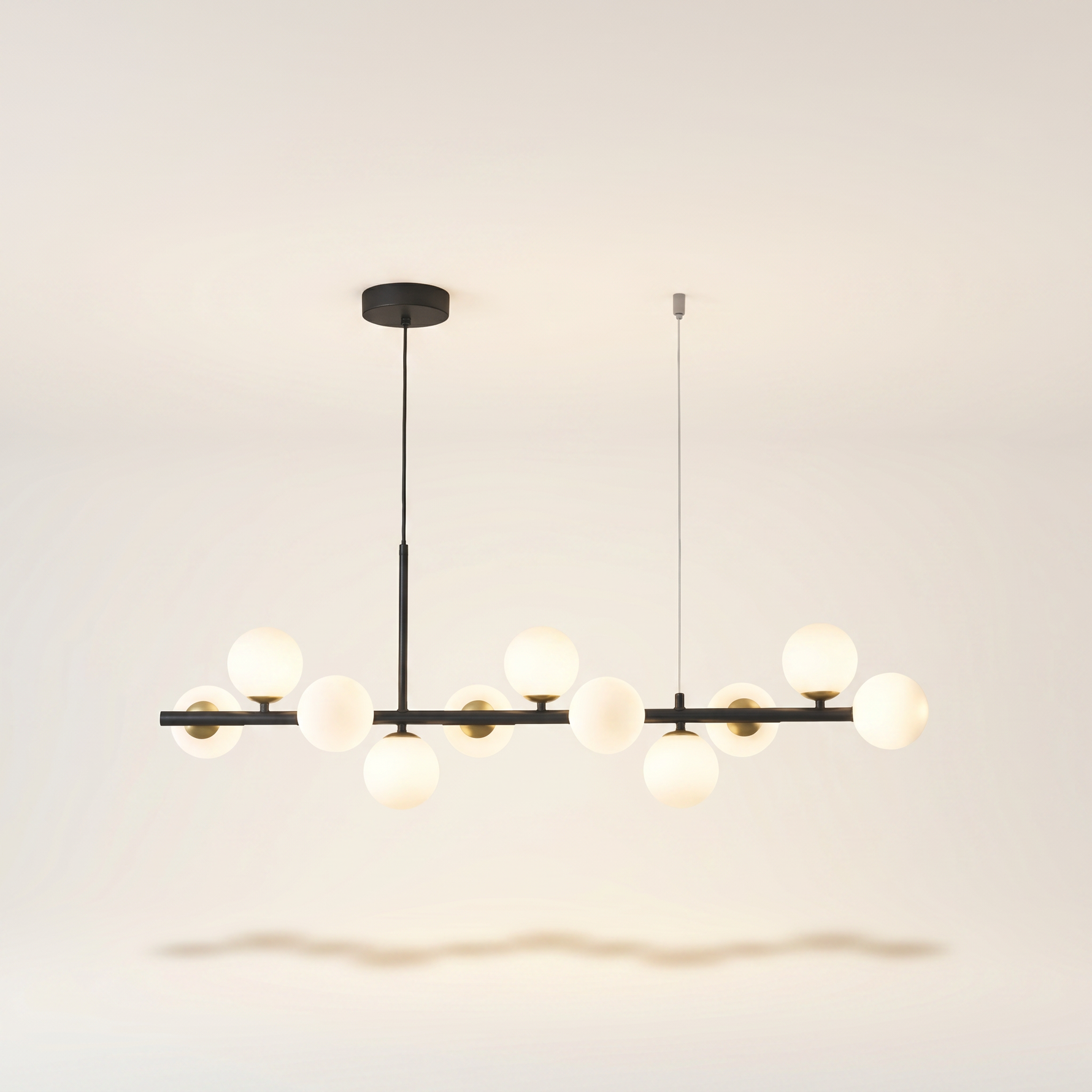Glass Globe Bubble Chandelier