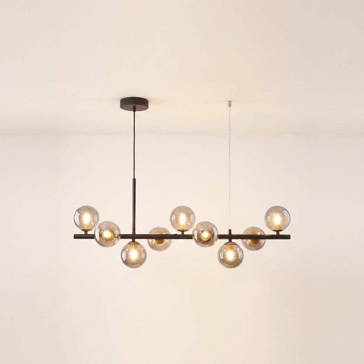 Glass Globe Bubble Chandelier