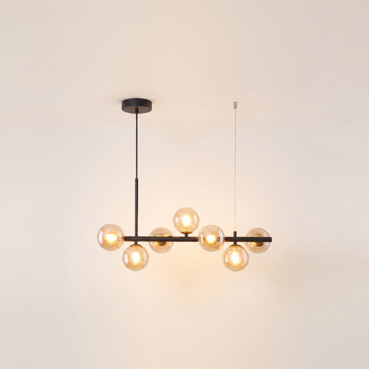 Glass Globe Bubble Chandelier
