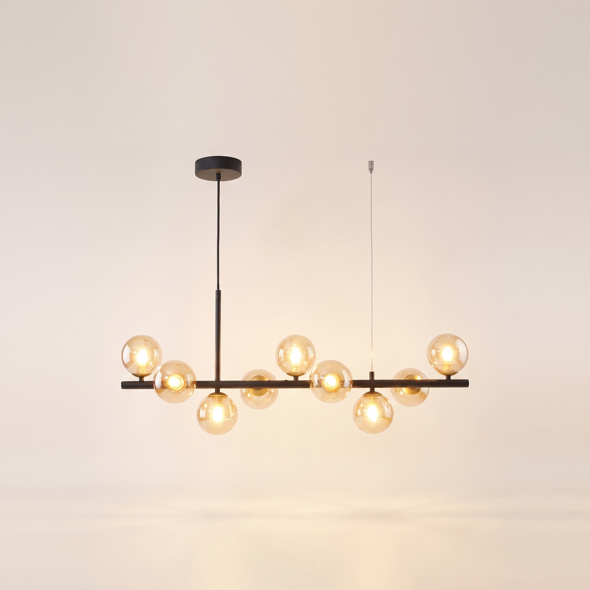 Glass Globe Bubble Chandelier